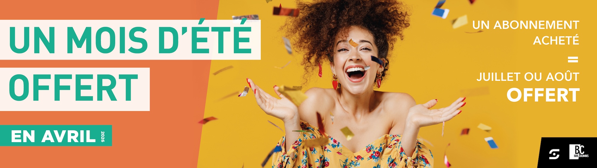 Mois d'été offert